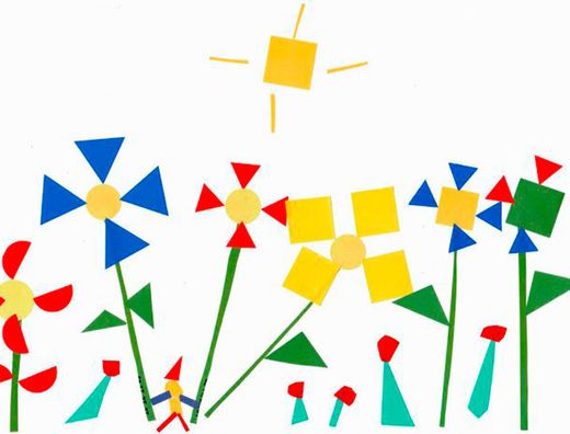 Pegatinas Apli Figuras geométricas 12 hojas