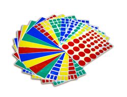 Pegatinas Apli Figuras geométricas 12 hojas