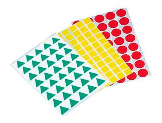 Pegatinas Apli Figuras geométricas 12 hojas