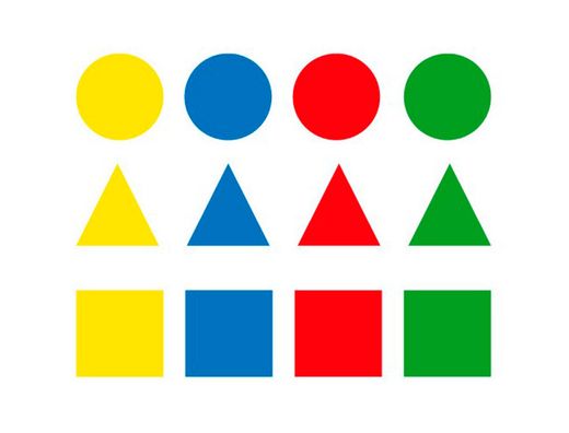 Pegatinas Apli Figuras geométricas 12 hojas