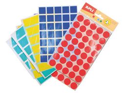 Pegatinas Apli Figuras geométricas 12 hojas