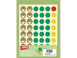 Pegatinas Apli Mr. Smiley (12 hojas)
