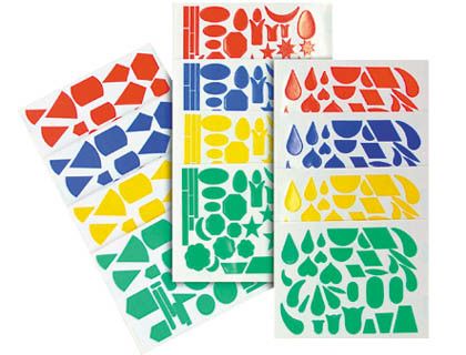 Pegatinas Figuras variadas Apli (20 hojas)