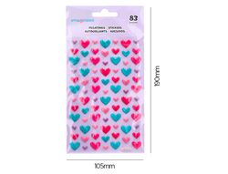 Pegatinas imaginovo corazones magic dreams con relieve 190x105 mm en blister