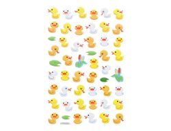 Pegatinas imaginovo cute animales patos con relieve 190x105 mm en blister
