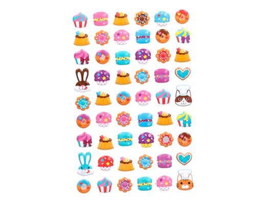 Pegatinas imaginovo dulces magic dreams con relieve 190x105 mm en blister
