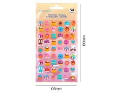 Pegatinas imaginovo dulces magic dreams con relieve 190x105 mm en blister