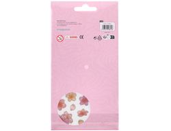 Pegatinas imaginovo flores rosas de papel 190x104 mm en blister