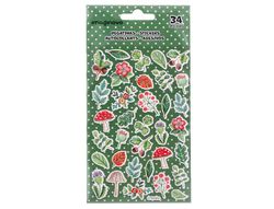 Pegatinas imaginovo flores vintage de papel 190x100 mm en blister