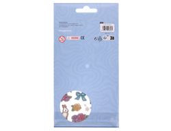 Pegatinas imaginovo flores y conejos de papel 190x104 mm en blister