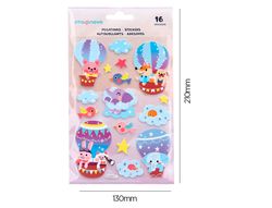 Pegatinas imaginovo globo magic dreams con relieve 210x130 mm en blister