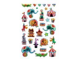 Pegatinas imaginovo kids circo goma eva 190x105 mm en blister