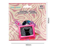 Pegatinas imaginovo retro diseńos surtidos para ordenador 145x140 mm en blister