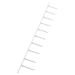 Peines GBC 10 púas 25mm (1") (Caja 100), blanco