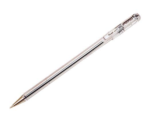 PENTEL Boligrafo Superb BK 77 Negro Trazo 0.25mm Punta metálica BK77-A