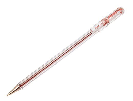 PENTEL Boligrafo Superb BK 77 Rojo Trazo 0.25mm Punta metálica BK77-B