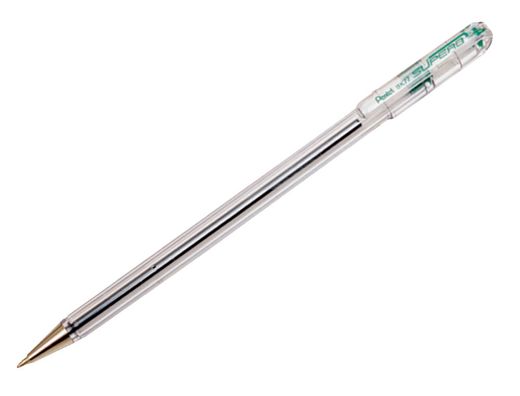 PENTEL Boligrafo Superb BK 77 Verde Trazo 0.25mm Punta metálica BK77-D