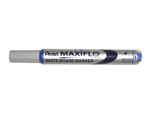 PENTEL MAXIFLO MWL-5S Marcador pizarra blanca Punta cónica (apto también cerámica y papel) Azul MWL5S-C