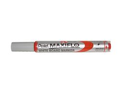 PENTEL MAXIFLO MWL-5S Marcador pizarra blanca Punta cónica (apto también cerámica y papel) Rojo MWL5S-B