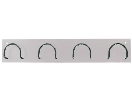 Perchero Metalico 611 Blanco -Pared -4 Colgadores