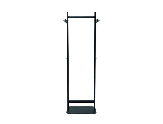Perchero metalico maul salsa 8 colgadores color negro 520x1730x400 mm
