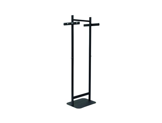 Perchero metalico maul salsa 8 colgadores color negro 520x1730x400 mm