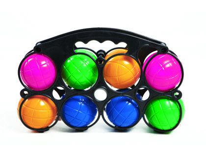 Petanca amaya de plastico 8 bolas con boliche