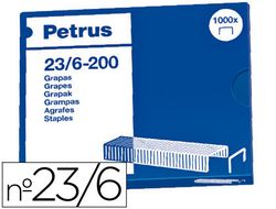 PETRUS Grapas 1000 Ud 23/6-200 Cobreada 23600