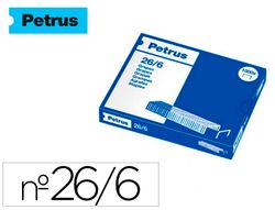 PETRUS Grapas 1000 Ud 26/6 Galvanizada 55711