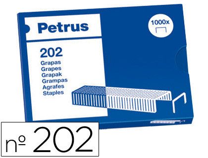 PETRUS Grapas 202 Galvanizada 1000 Ud 55700
