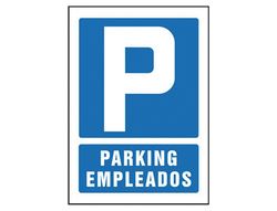Pictograma Syssa Señal de Parking Empleados en Pvc 210X297 Mm