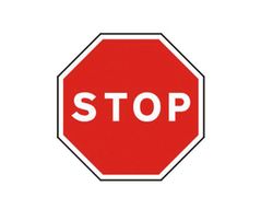 Pictograma Syssa Señal Vial Stop en Acero Galvanizado 500 Mm