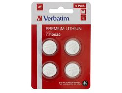 Pila boton verbatim 3v cr2032 blister de 4 unidades
