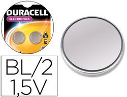 Pila duracell alcalina LR44 blister 2 boton