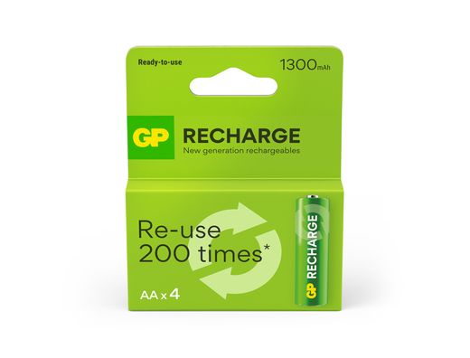 Pila gp recargable aa 1300 mah blister de 4 unidades