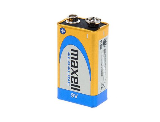 Pila maxell alcalina 9V LR09 blister de 1 unidad