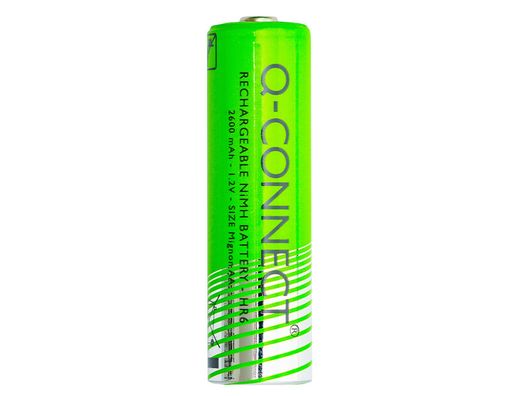 Pila q-connect alcalina aa recargable blister de 2 unidades
