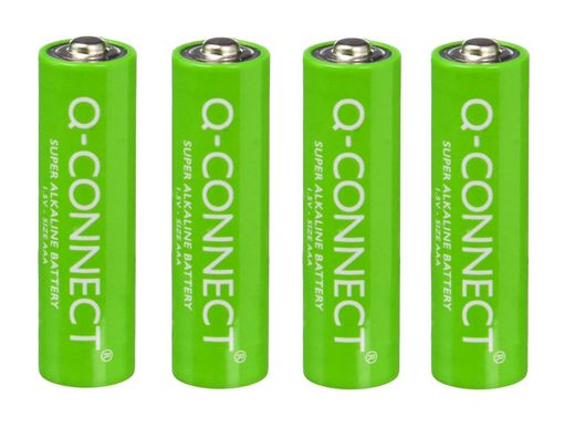 Pila Q-Connect Alcalina AAA -Paquete con 20 Pilas