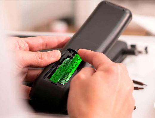 Pila q-connect alcalina aaa recargable blister de 2 unidades
