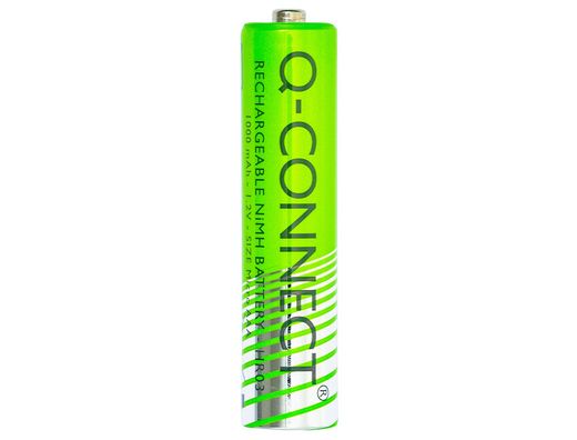 Pila q-connect alcalina aaa recargable blister de 2 unidades