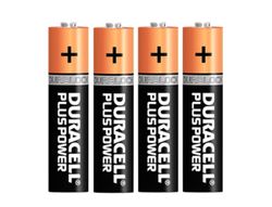Pilas alcalinas equivalencia AAA LR03 Duracell (4 unidades)