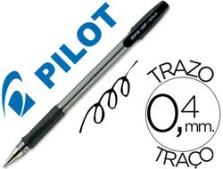 PILOT Boligrafo BPS-GP Negro Trazo 0.4 mm. BPS-GP-M-B