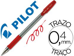 PILOT Boligrafo BPS-GP Rojo Trazo 0.4 mm.BPS-GP-M-R