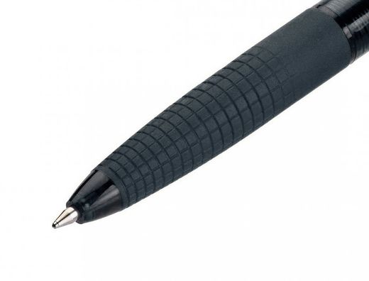 PILOT Bolígrafo retráctil SuperG negro Diámetro de bola 1mm. BPGG-8R-M-B