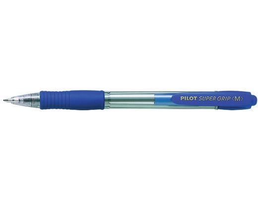 PILOT Boligrafo retractil Supergrip azul Tinta aceite BPGP-10R-M-L