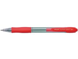 PILOT Boligrafo retractil Supergrip rojo Tinta aceite BPGP-10R-M-R