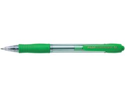 PILOT Boligrafo retractil Supergrip verde Tinta aceite BPGP-10R-M-G