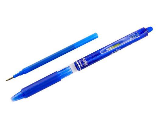 PILOT Bolígrafo tinta borrable Frixion Clicker azul trazo 0,4 mm NFCA