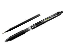 PILOT Bolígrafo tinta borrable Frixion Clicker negro trazo 0,4 mm BLRT-FR7-B