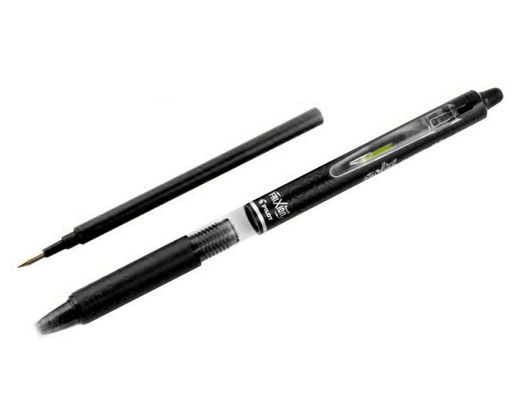 PILOT Bolígrafo tinta borrable Frixion Clicker negro trazo 0,4 mm BLRT-FR7-B